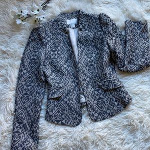 SOLD ON FACEBOOK H&M Cotton Blend Suit Jacket Coat Cardigan